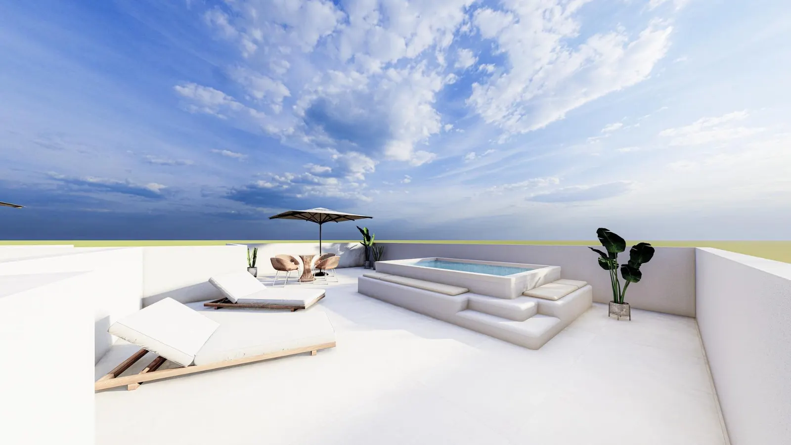 Boutique New Build Homes in San Pedro del Pinatar just 800 m from beach — 2