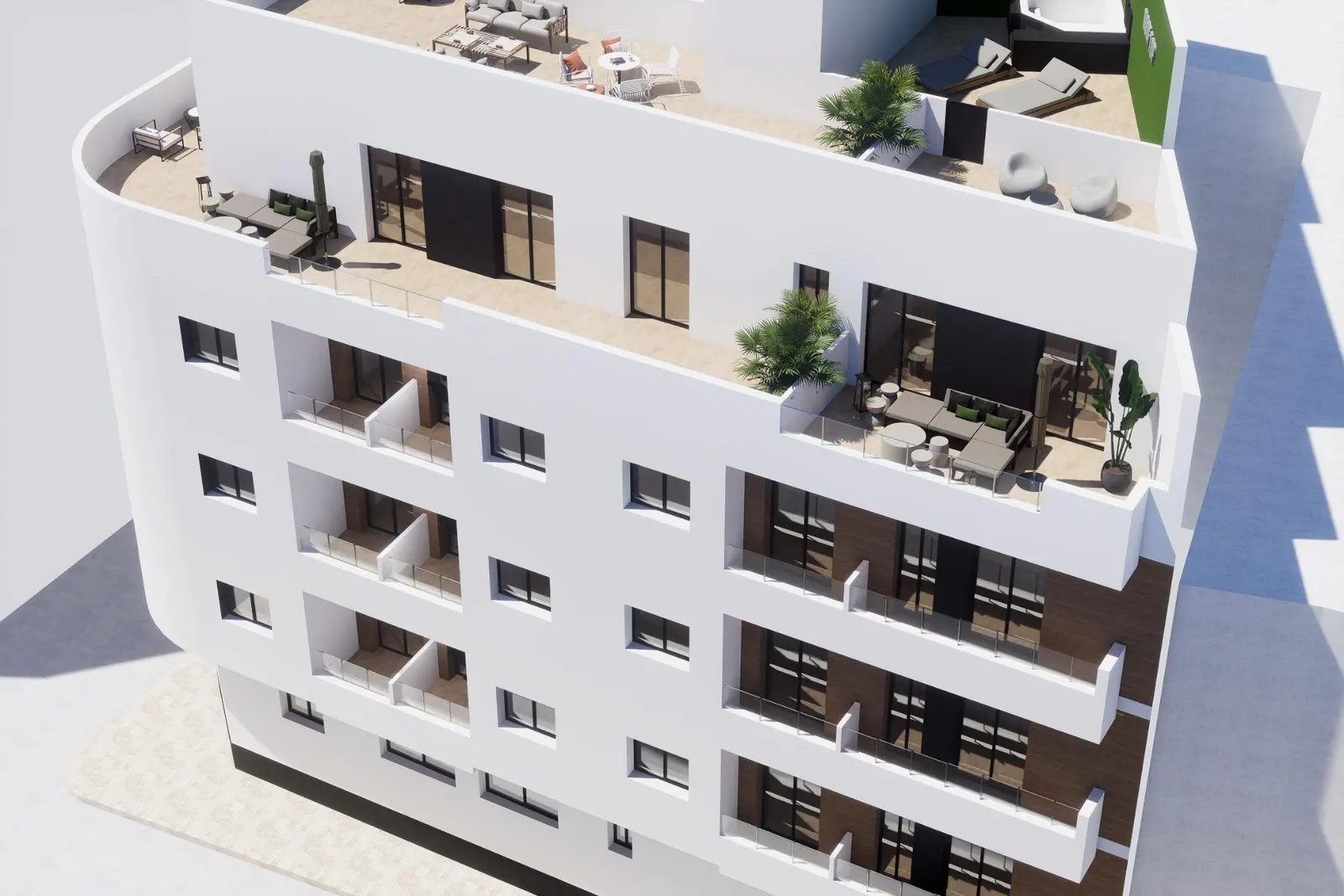 New Build Apartments in the Centre of Torrevieja Near Playa del Cura — 2