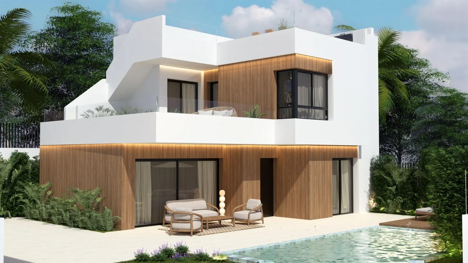 New Build Villas with Private Pool in Vistabella Golf, Orihuela — 1