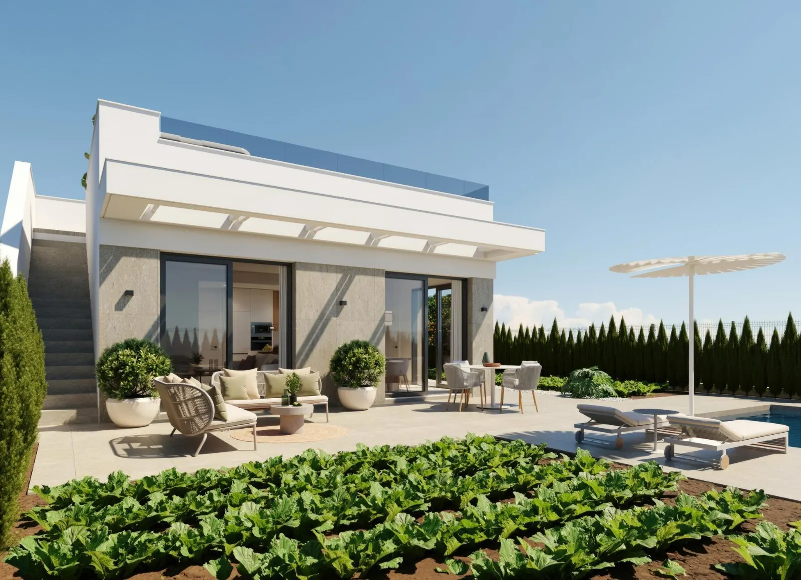 New Build Villas in Hacienda del Álamo Golf Resort, Murcia — 2