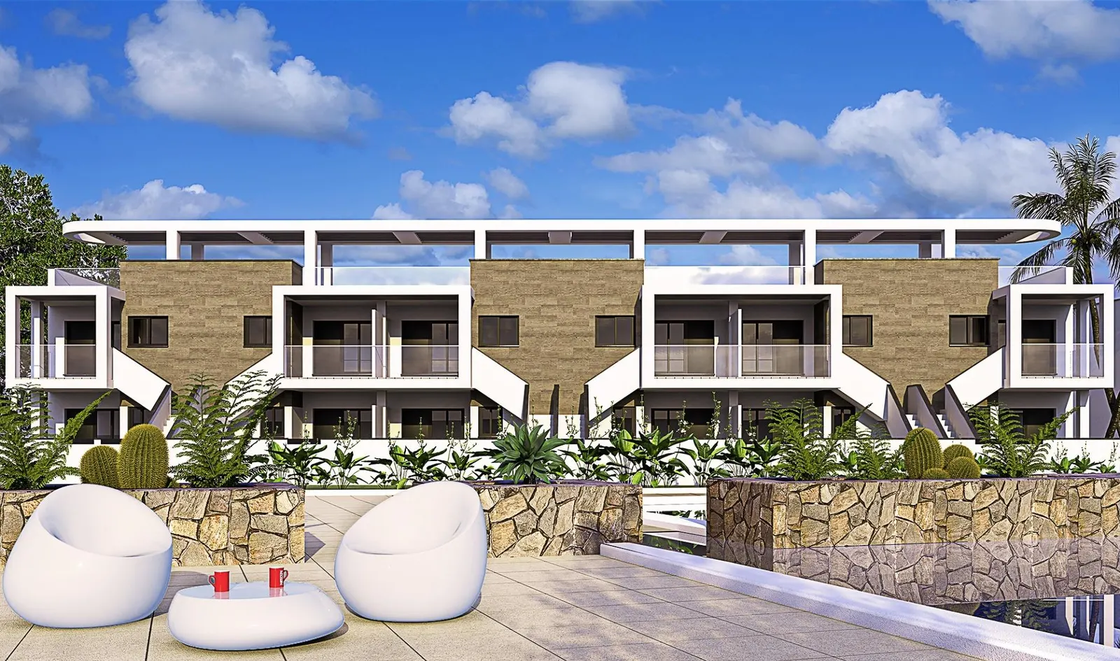 New Build Apartments and Bungalows in Mil Palmeras — 1