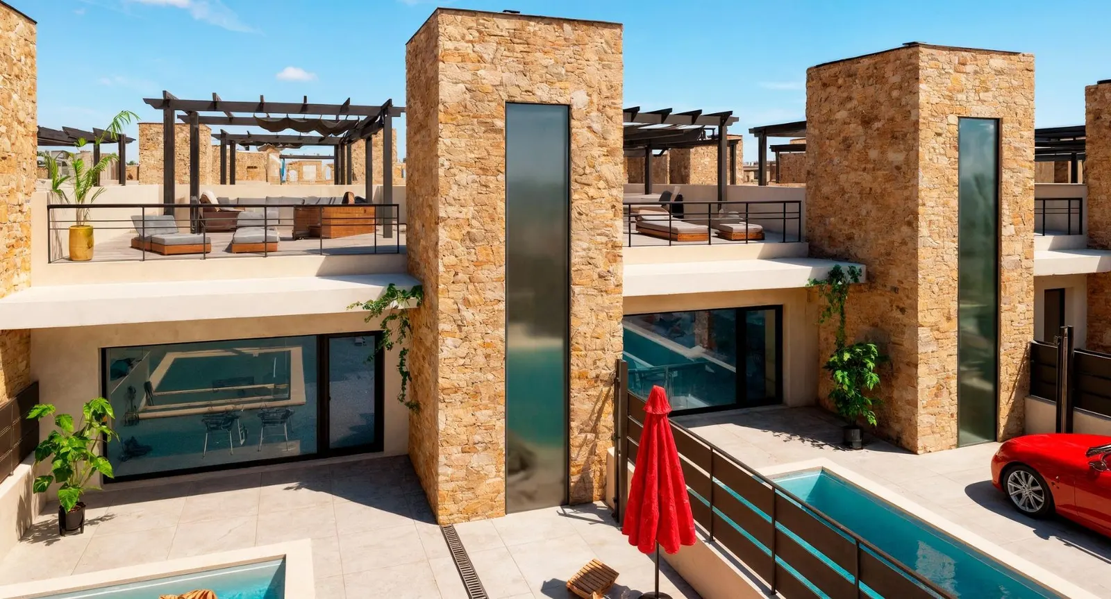 NEW BUILD TOWNHOUSES IN FUENTE ALAMO, MURCIA — 2