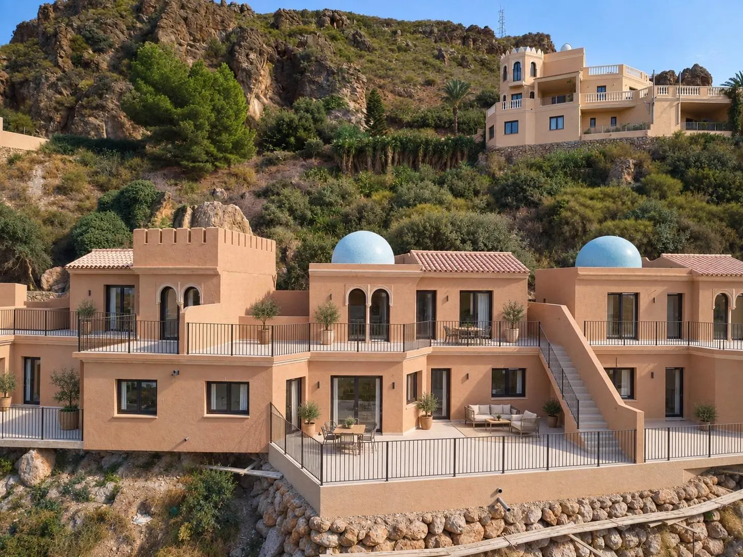 New Build Townhouses with Mountain Views in Sierra Cabrera, Almeria — 1
