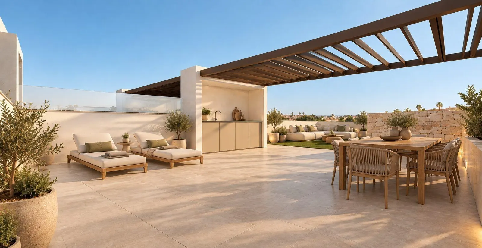 New Build Single Storey Townhouses with Private Pool in San Pedro del Pinatar — 5