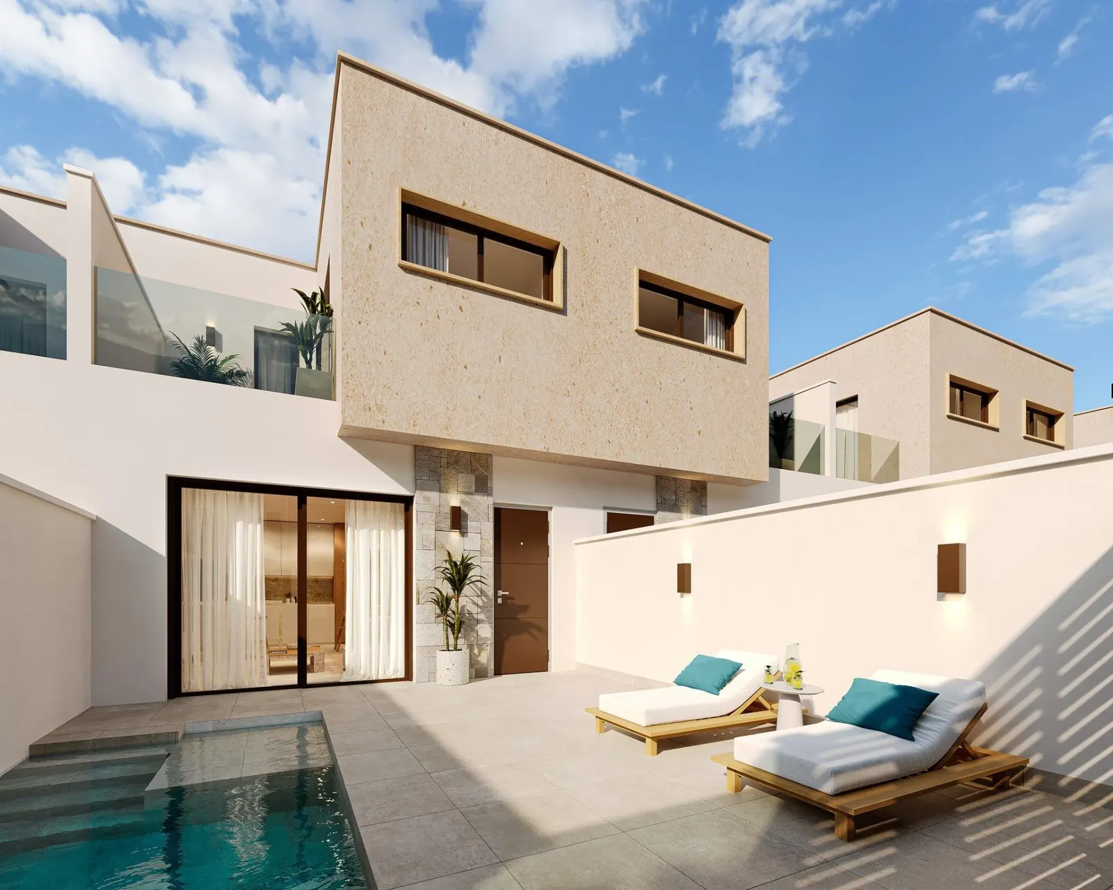New Build Townhouses with Private Pools in Torre Pacheco, Murcia — 2
