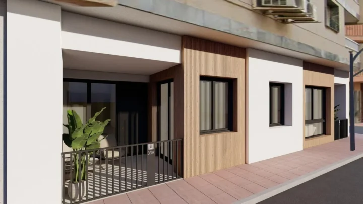 New Build Ground Floor Apartments 300 Metres from the Sea in Santiago de la Ribera, Murcia