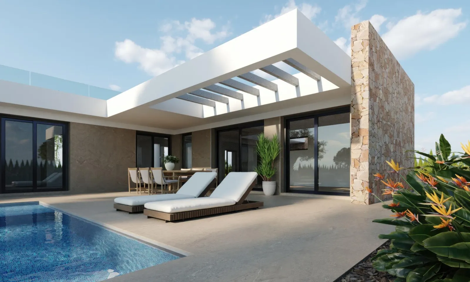 New Build Villas in Hacienda del Álamo Golf Resort, Murcia — 3