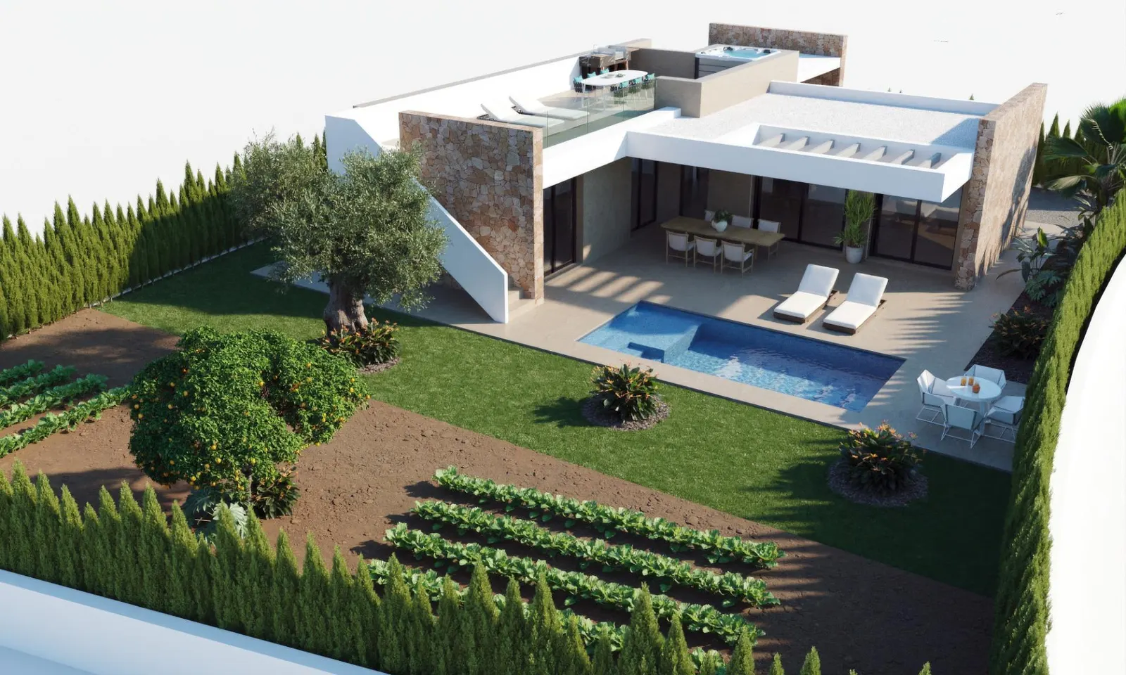 New Build Villas in Hacienda del Álamo Golf Resort, Murcia — 4