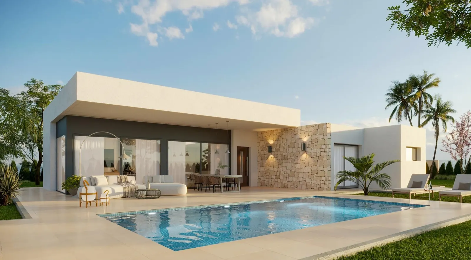 Newly built villas located in the municipality of Aspe. — 1