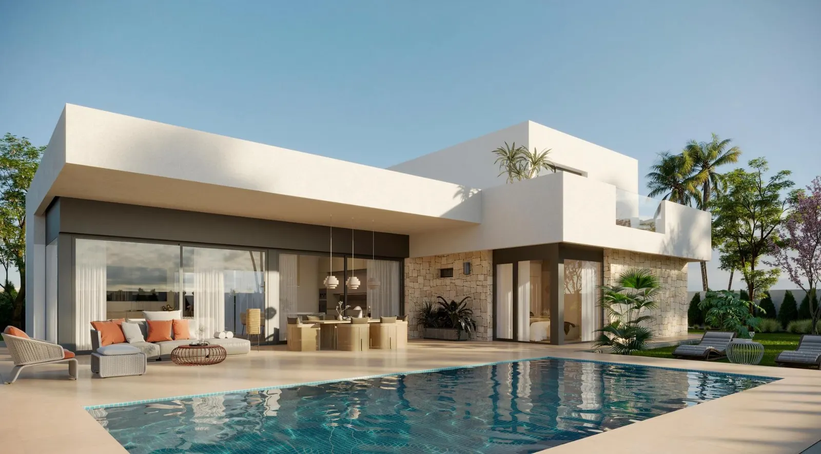 Newly built villas located in the municipality of Aspe. — 1