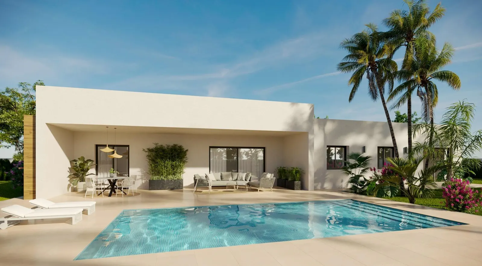 Newly built villas located in the municipality of Aspe. — 1