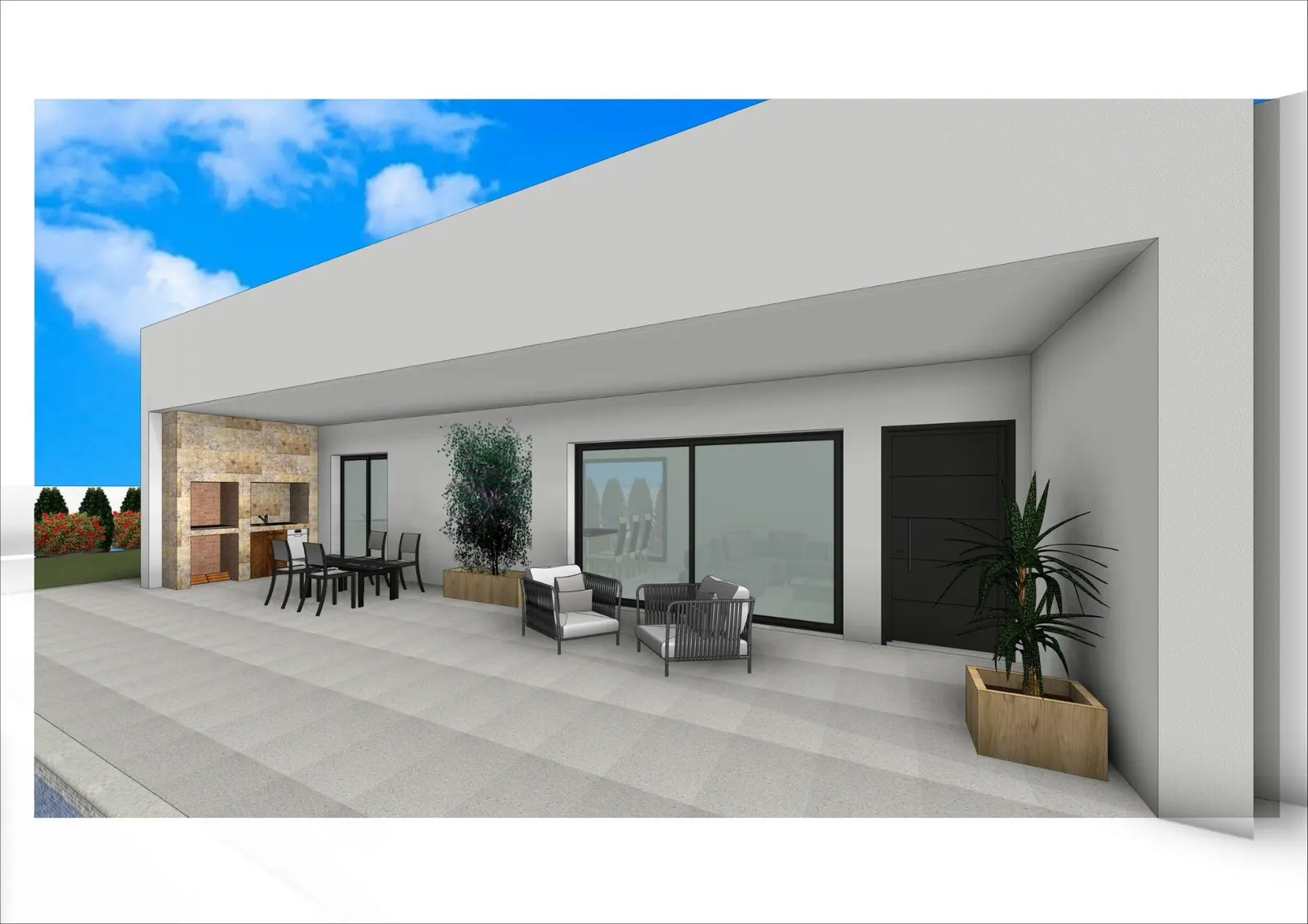 Newly built villas located in the municipality of Aspe. — 2