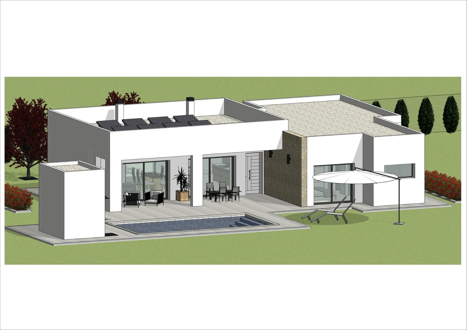 Newly built villas located in the municipality of Aspe. — 5