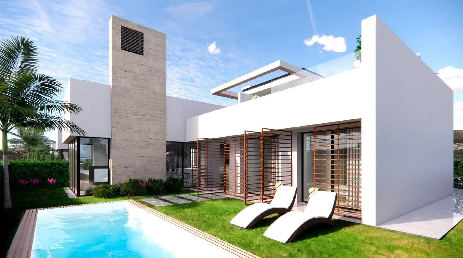 NEW BUILD VILLAS IN PRIVATE GATED RESORT IN PROVINCE OF MURCIA — 1