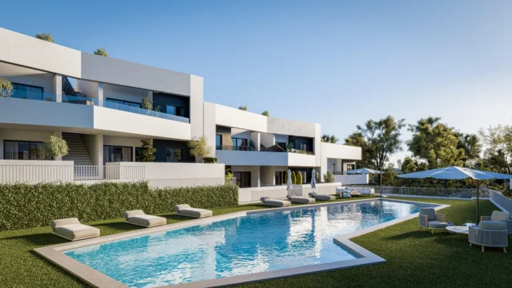 Newly built bungalows in San Miguel de Salinas with 2 communal swimming pools