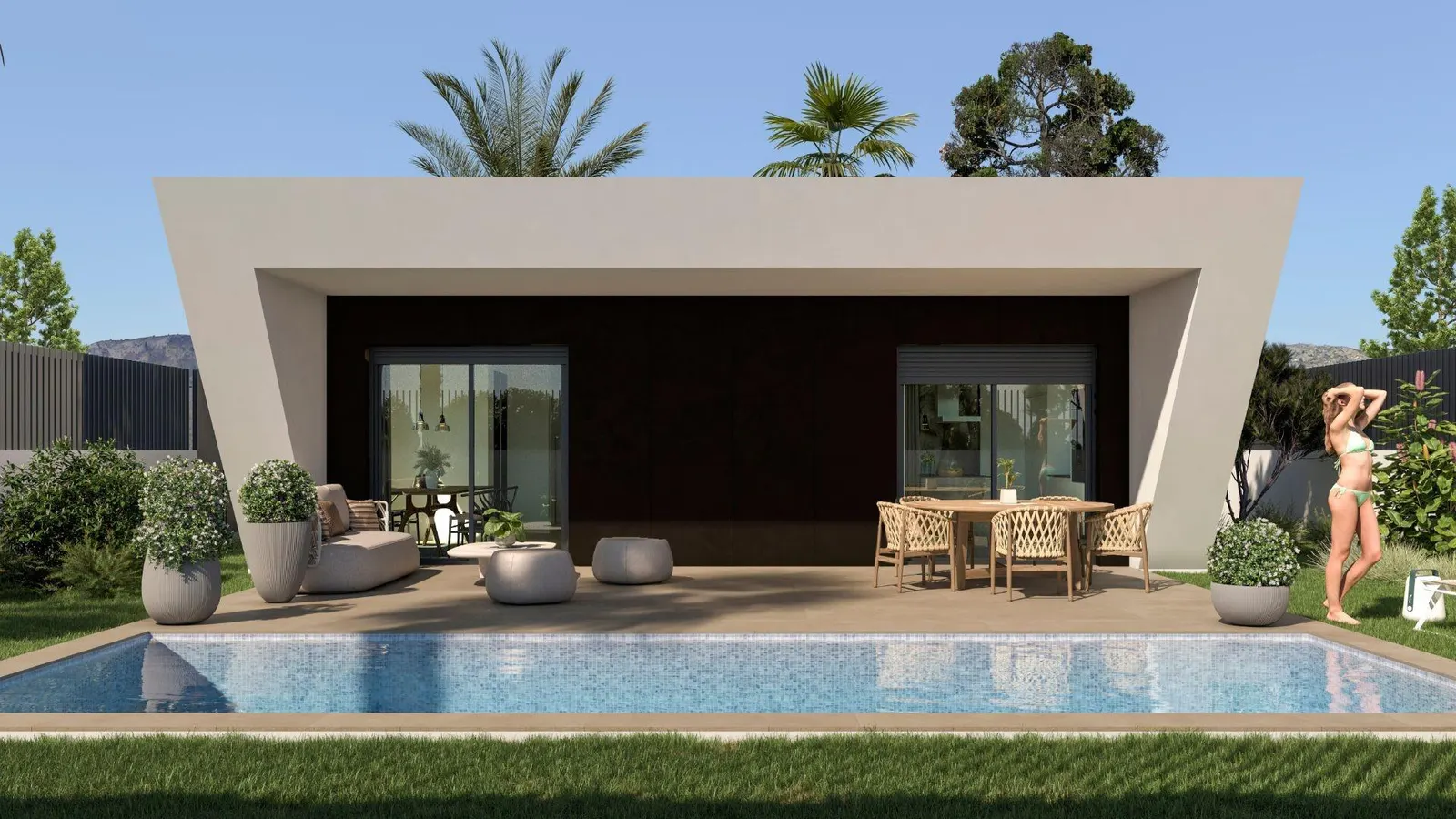 NEW BUILD VILLAS IN MONFORTE DEL CID — 1
