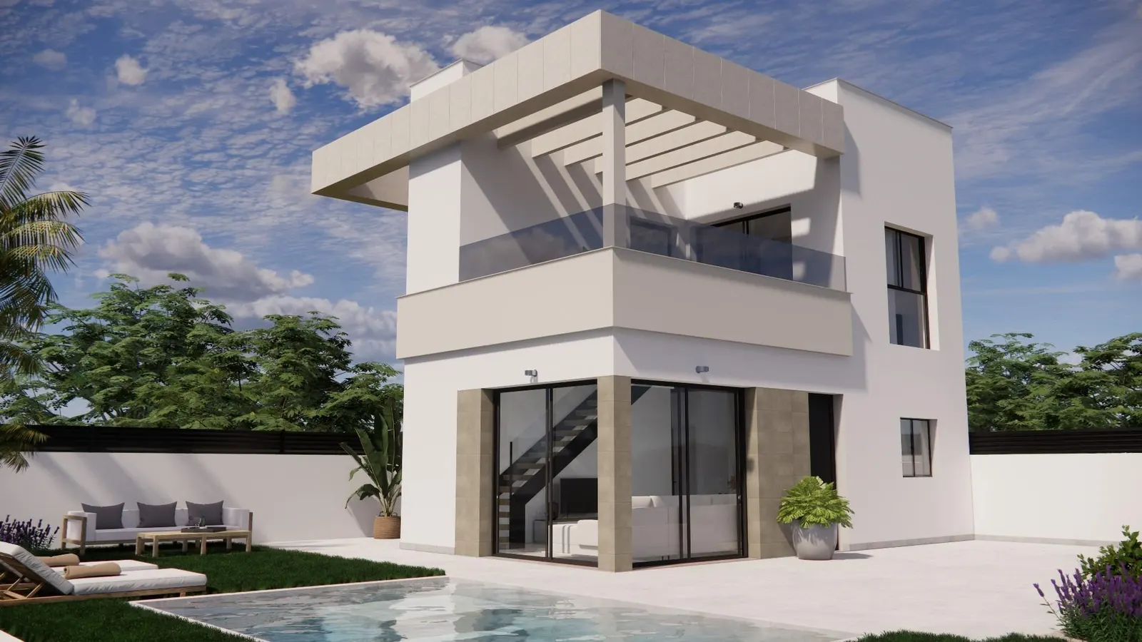 Modern Villas with Private Pool in Vistabella Golf Resort, Orihuela — 1
