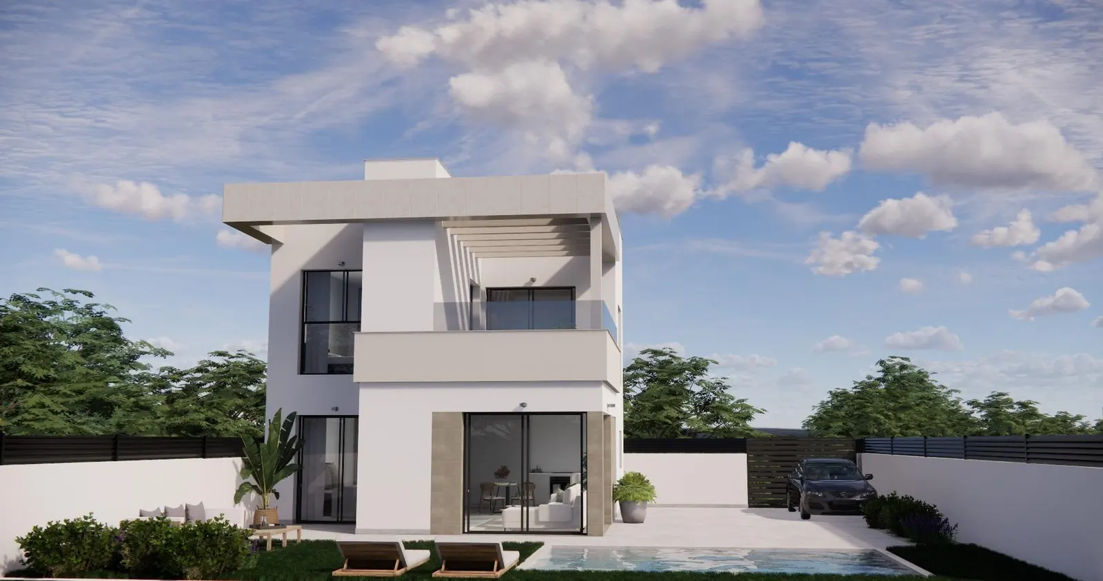Modern Villas with Private Pool in Vistabella Golf Resort, Orihuela — 2