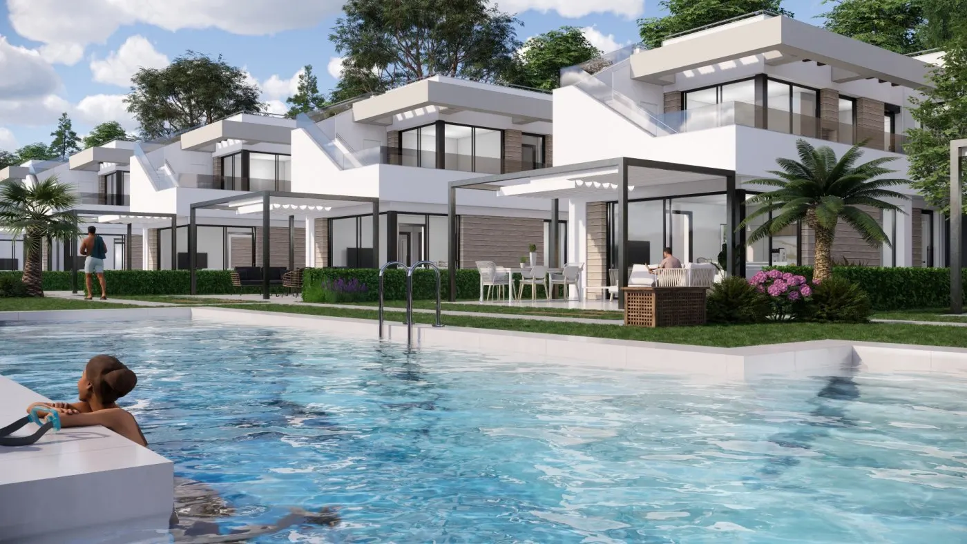 NEW BUILD VILLAS IN PILAR DE LA HORADADA ON THE GOLF COURSE — 3