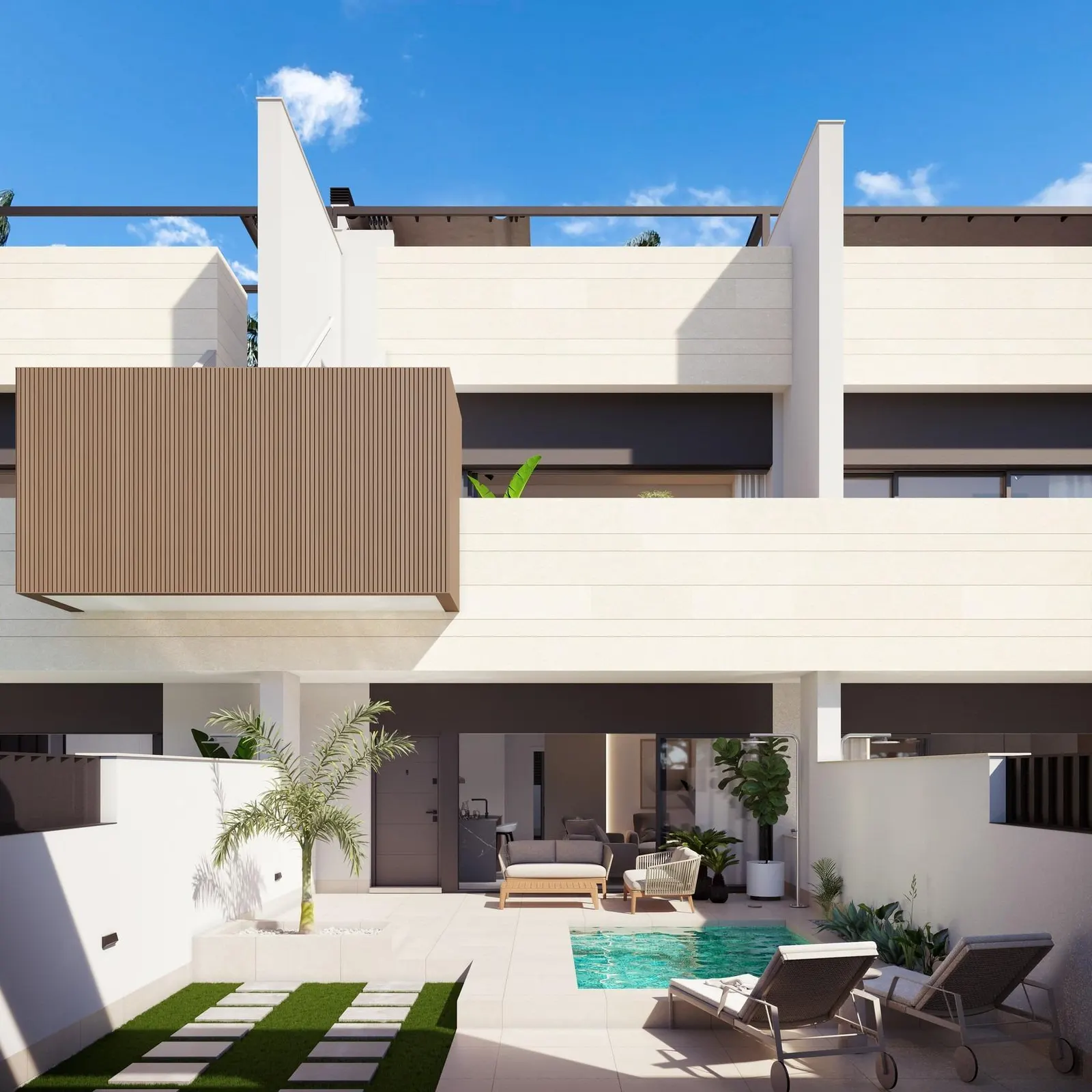 Boutique Development of New Build Homes with Private Pools in Pilar de la Horadada — 2