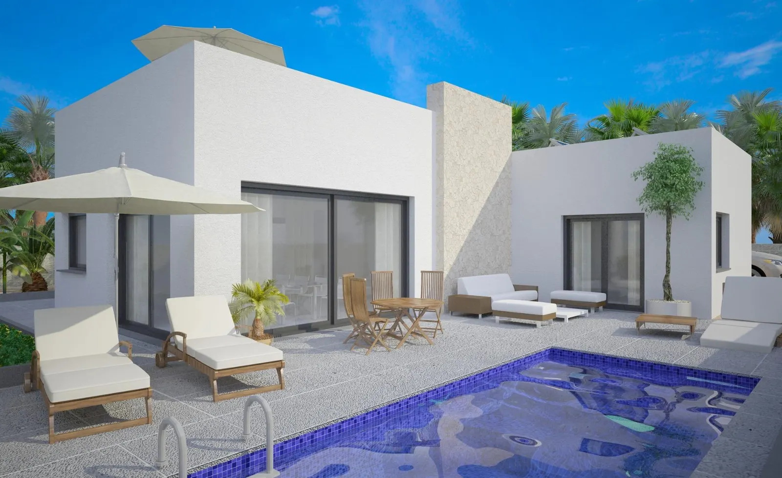 NEW BUILD MODERN VILLA IN BENIJOFAR — 1