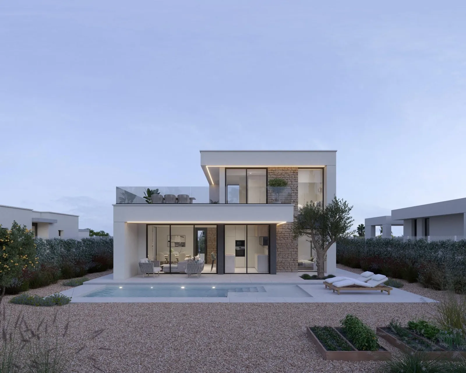 Exclusive Frontline Golf Villas in Hacienda del Álamo, Costa Cálida — 1