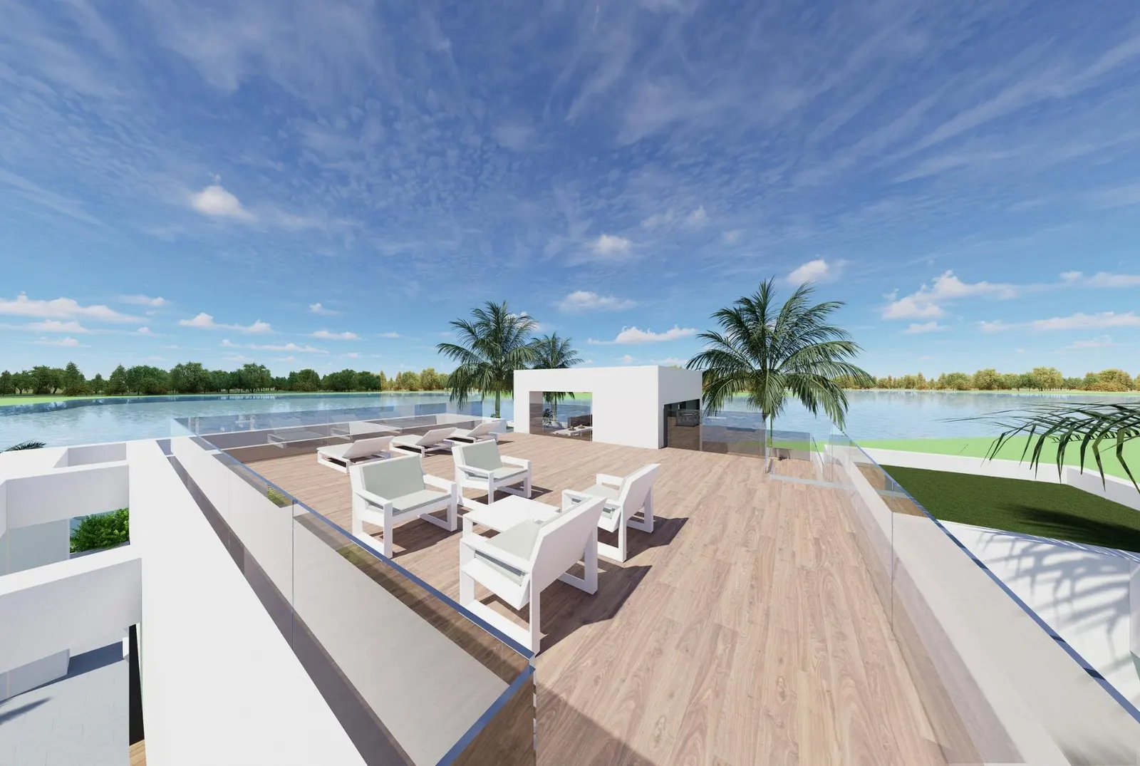 Frontline Lake Villas in Santa Rosalía Lake Resort, Murcia — 2
