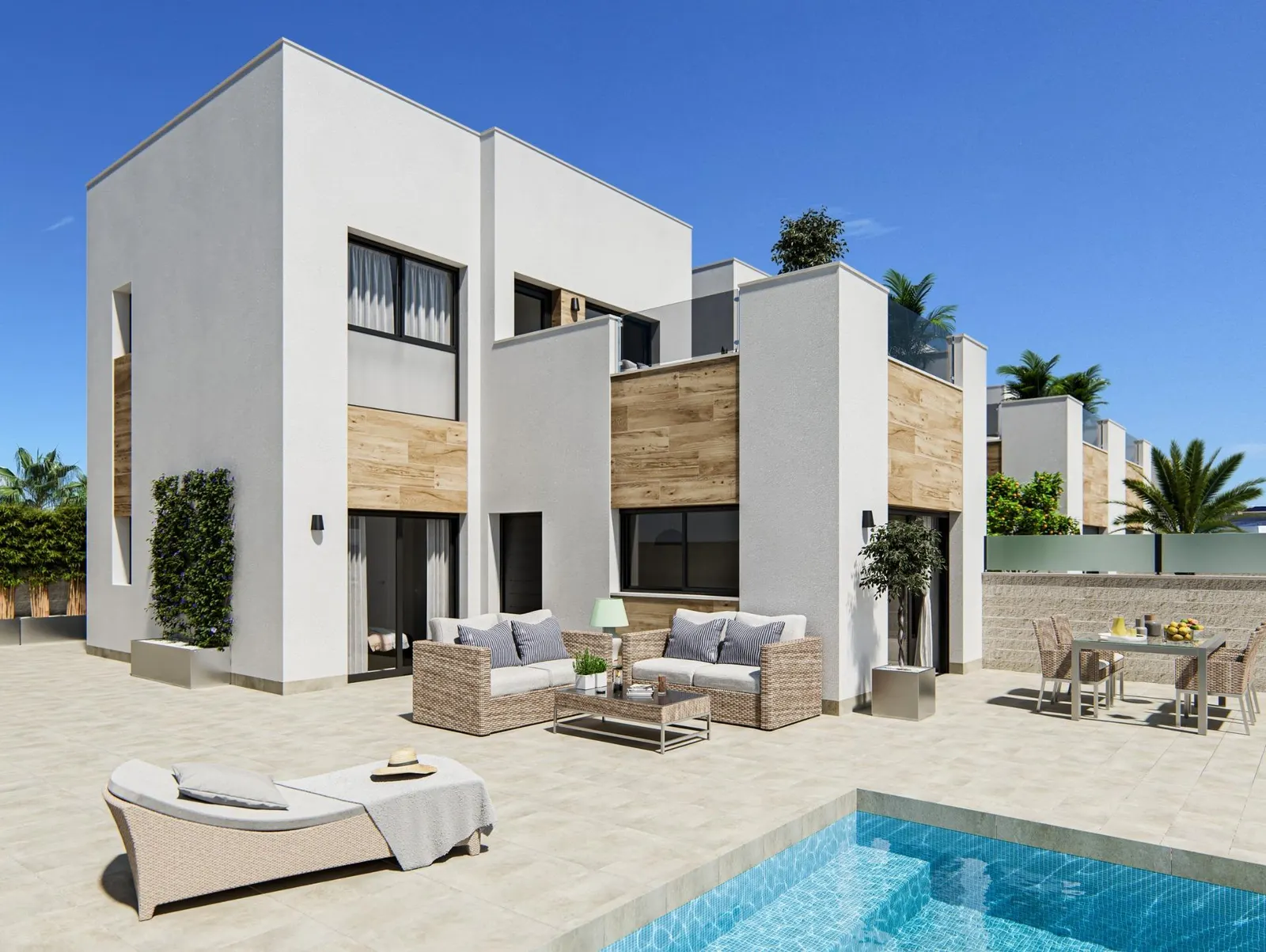 New Build Villas with Private Pool in Oasis de la Marina, Costa Blanca — 1