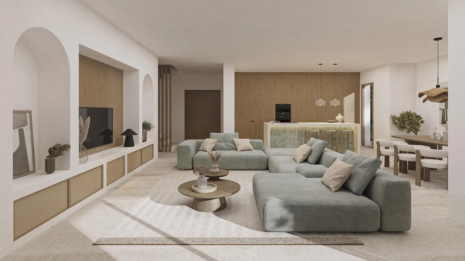 Sea view villa with Ibizan charm in La Fustera, Benissa — 4