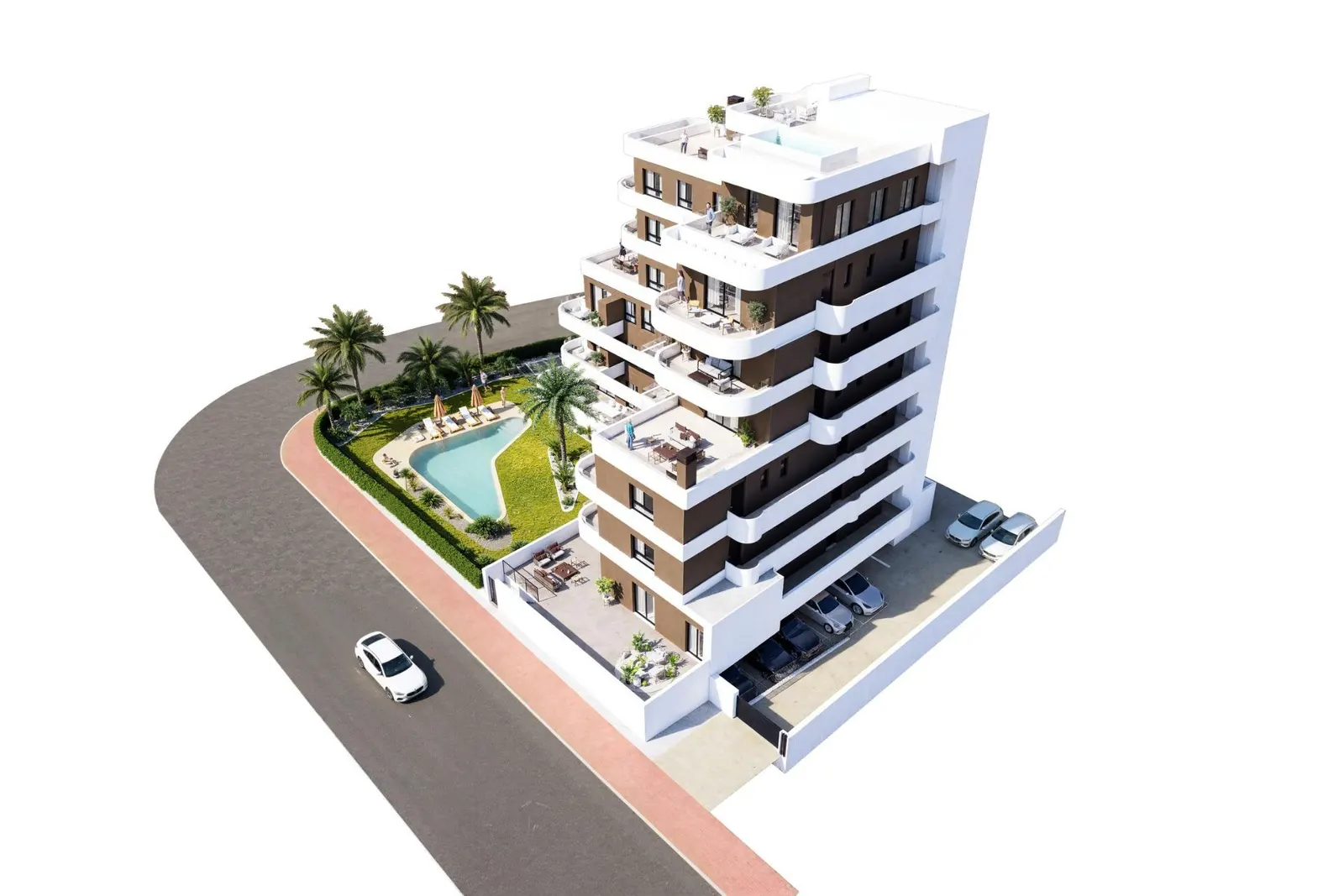 New Build Apartments in Guardamar del Segura – Modern Living Just 1.4 km from the Beach — 2