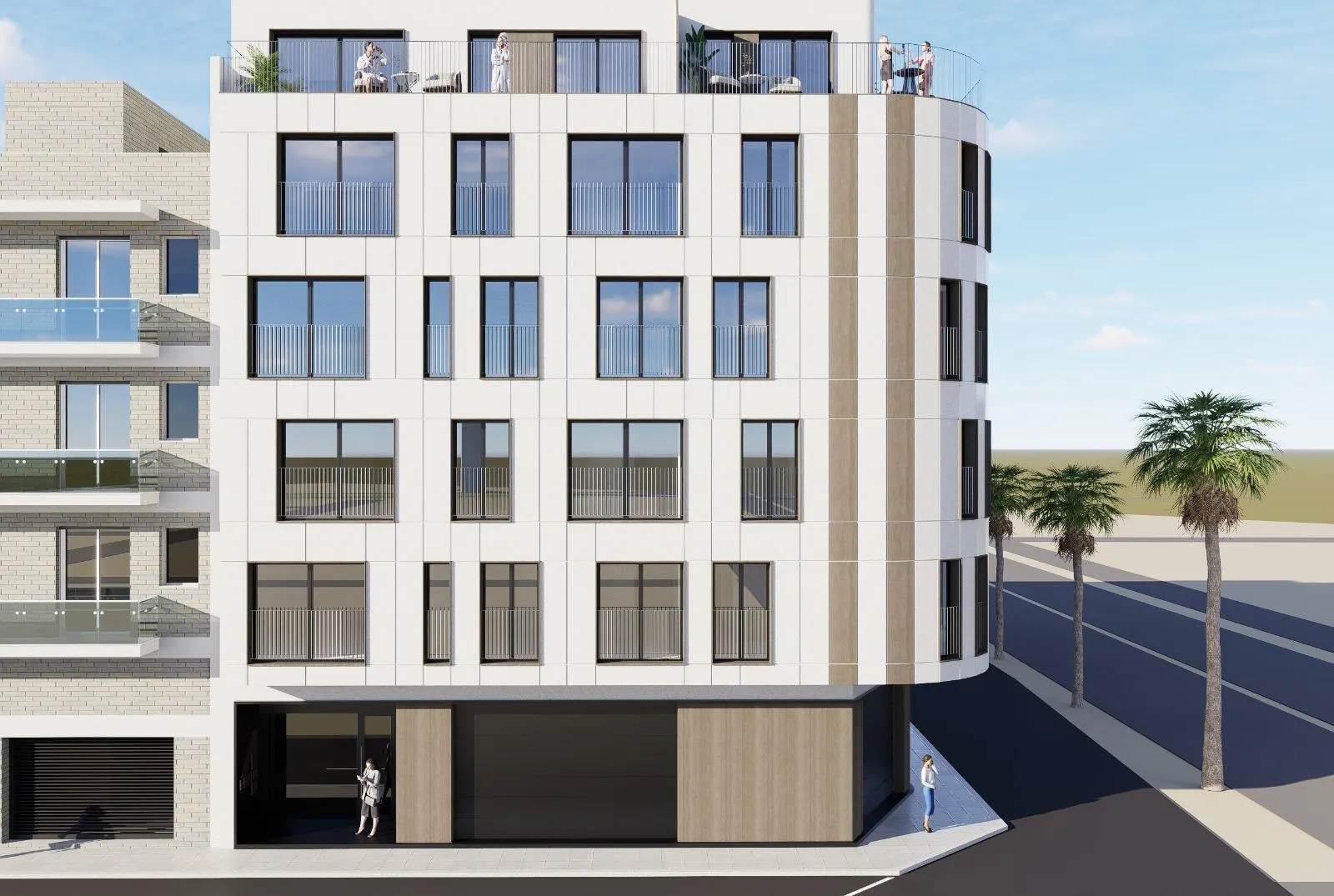 Stylish Residential Building 60 m away from El Acequion Beach at Torrevieja — 3