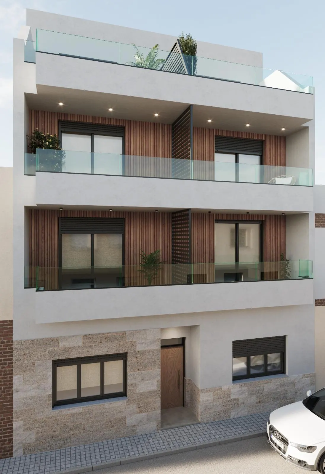 Modern, newly built apartments in the centre of Torrevieja, just 200 m from the sea — 1