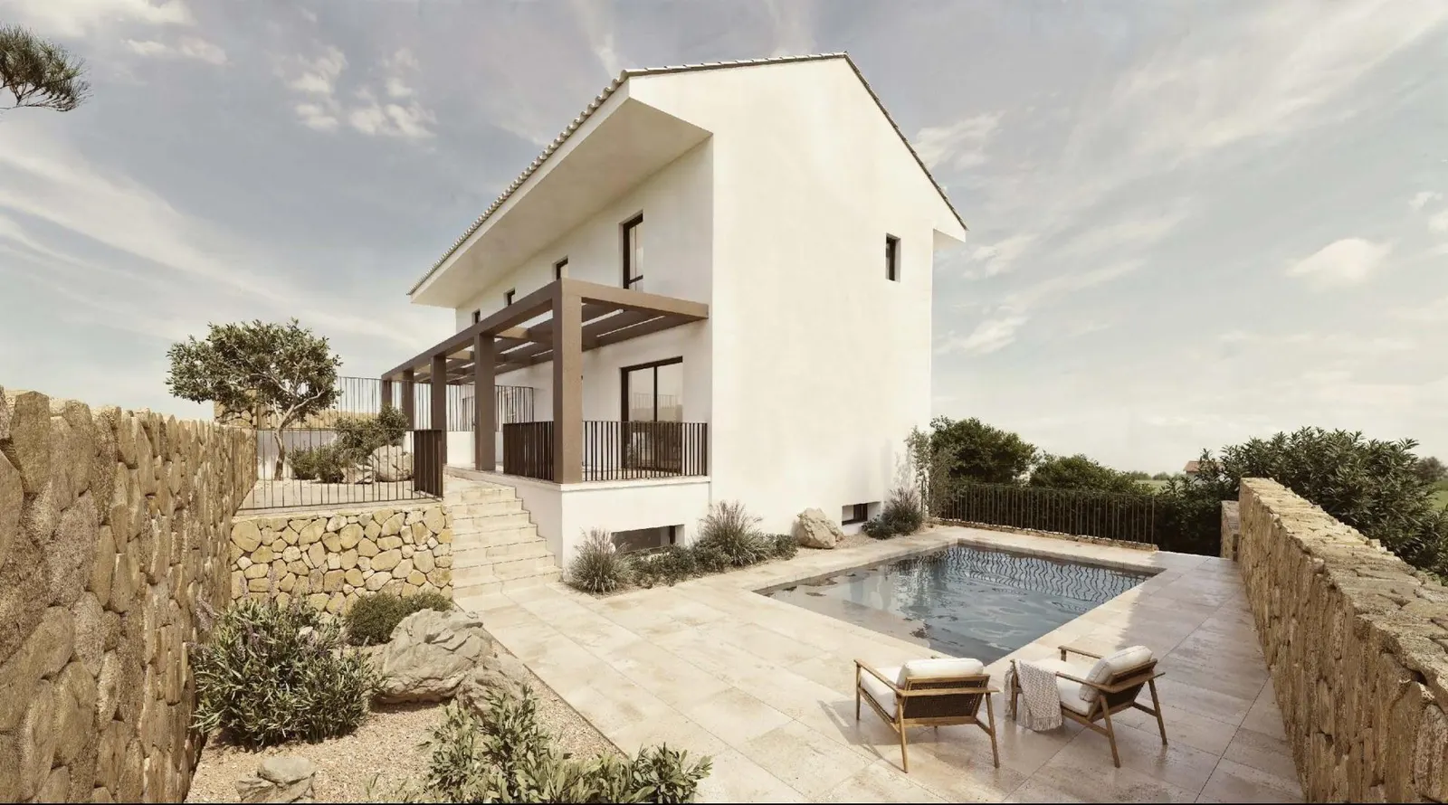 Exclusive New Build semi detached Villas with Private Pool and Garage in La Nucía — 1