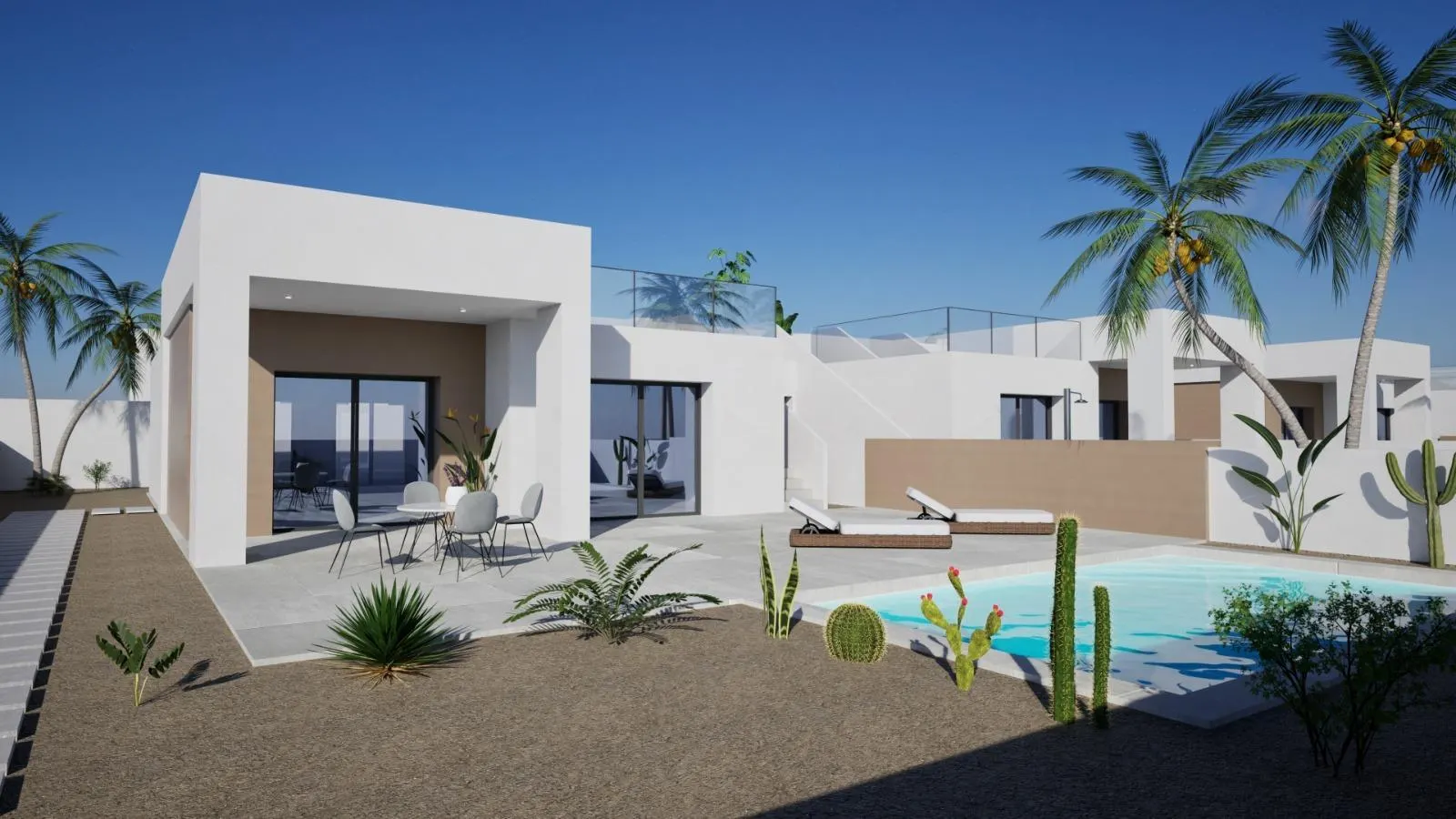Modern Style Villas in La Romana, Alicante — 1