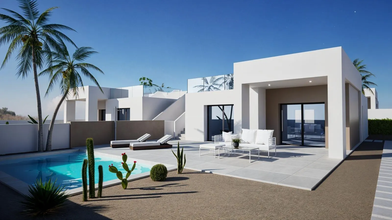 Modern Style Villas in La Romana, Alicante — 2
