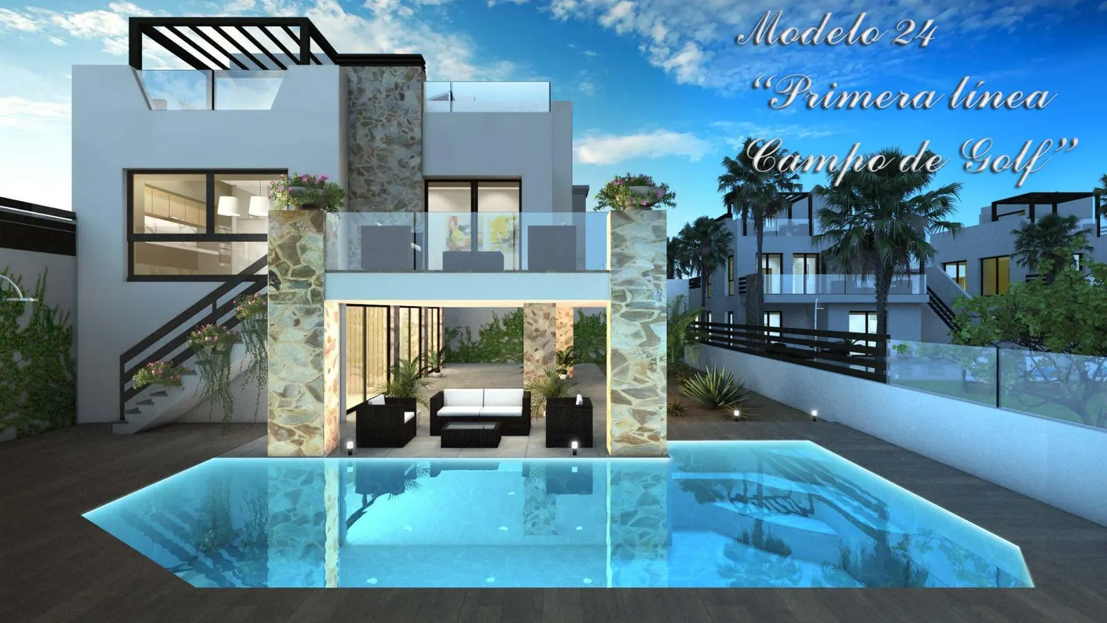Luxury Golf Frontline Villas in Ciudad Quesada, Costa Blanca — 1