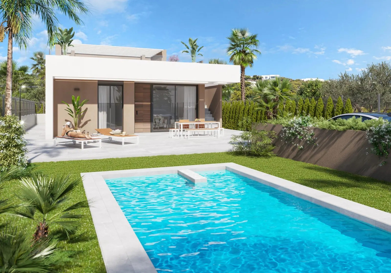 Newly built villas in Vera Playa, Almería: modern homes near the sea — 1