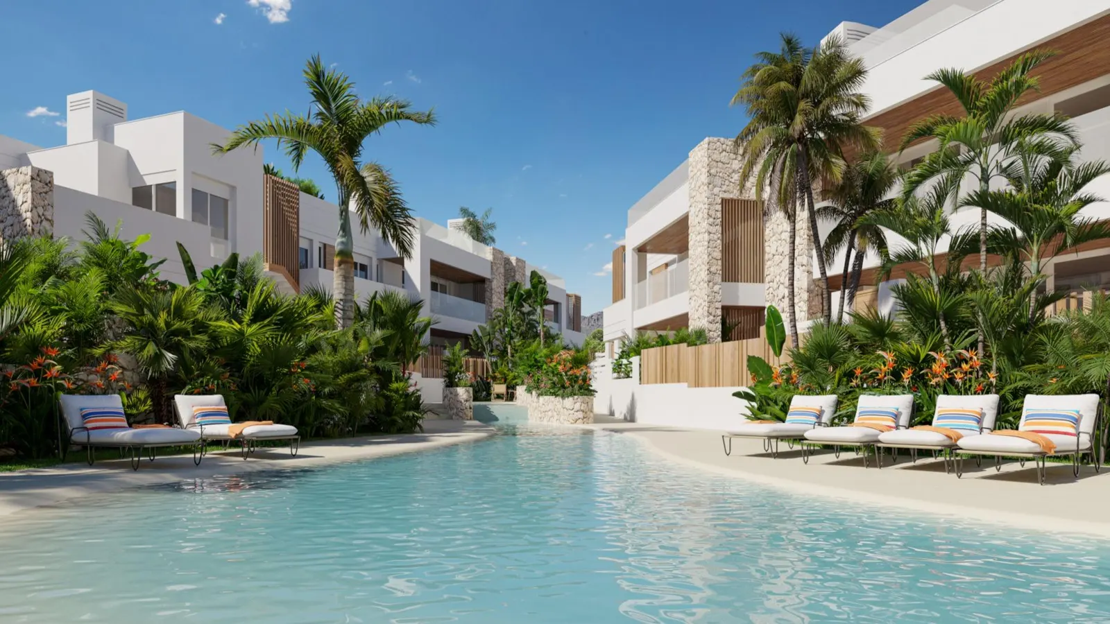 New Build Villas and Bungalows Just 250 Meters from the Beach in Mar de Pulpí — 2