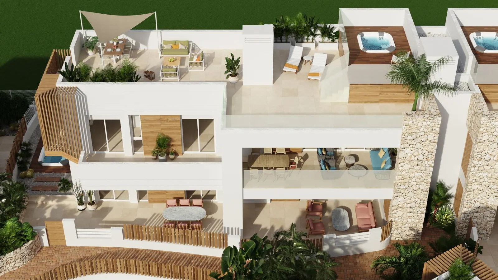 New Build Villas and Bungalows Just 250 Meters from the Beach in Mar de Pulpí — 4