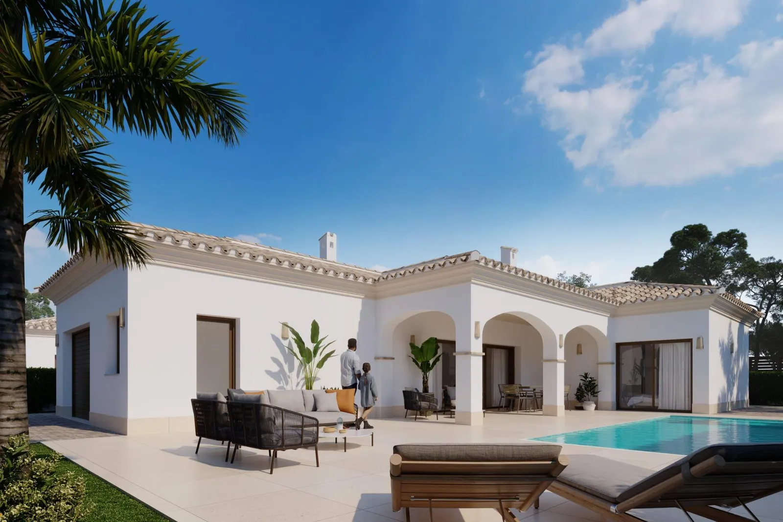 New Build Mediterranean Villas in San Pedro del Pinatar — 1