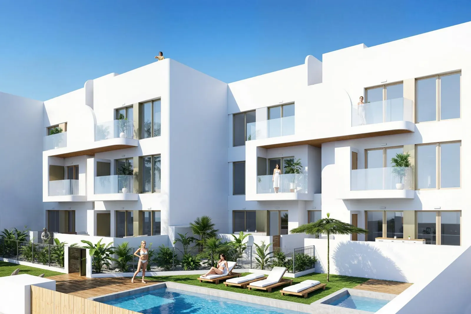 New Build Residential Complex in Los Alcázares on the Frontline of Serena Golf — 5