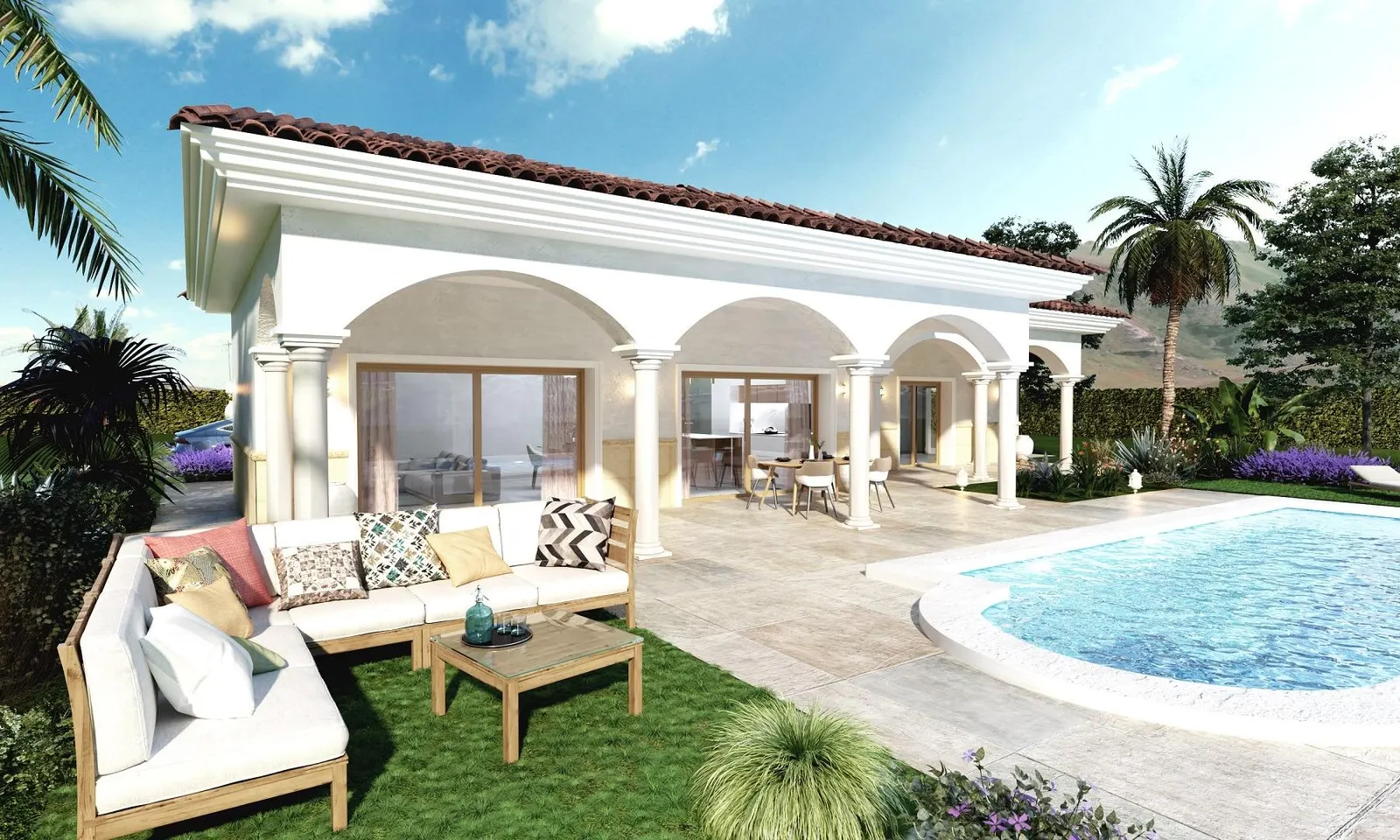 New Build Villas on Large Rustic Plots in Pinoso, Alicante — 2
