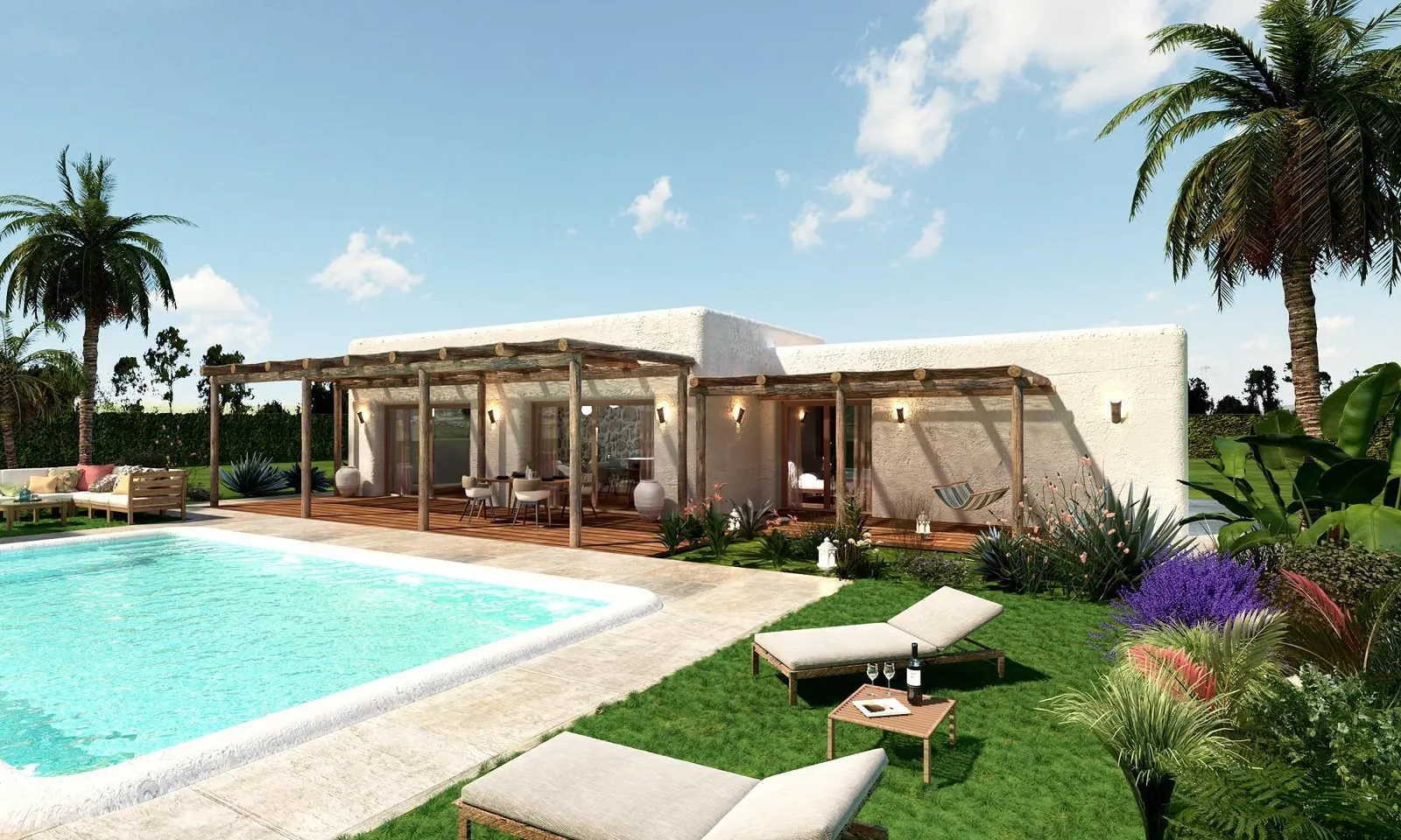 New Build Villas on Large Rustic Plots in Pinoso, Alicante — 2