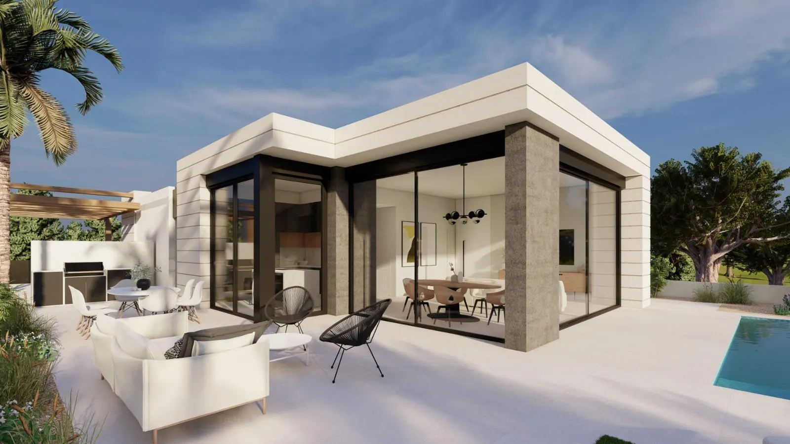 NEW BUILD VILLAS IN PILAR DE LA HORADADA ON THE GOLF COURSE — 2