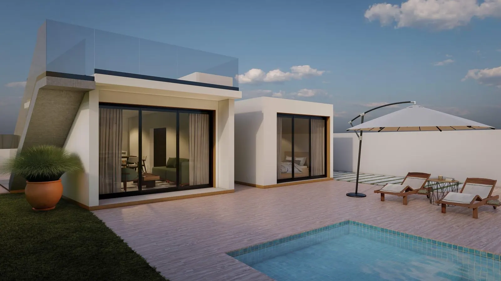 Ibizan-Style Villa in a Tranquil Spanish Village — 1