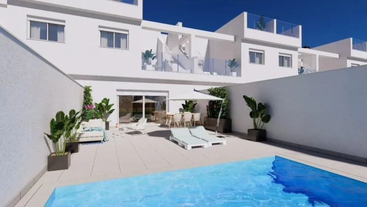 New-Build Townhouses on the Frontline of La Serena Golf in Los Alcázares