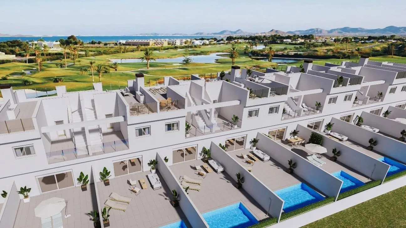 New-Build Townhouses on the Frontline of La Serena Golf in Los Alcázares — 3