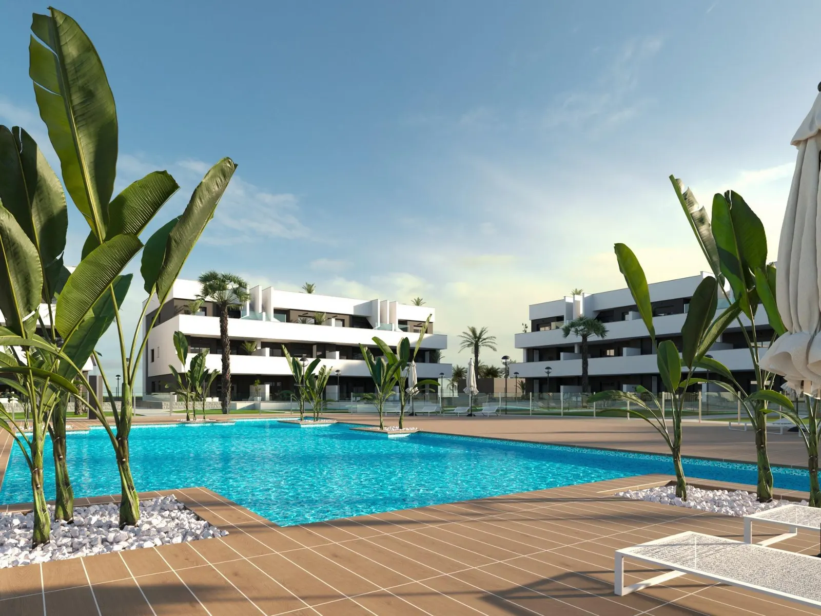 New Build Tourist Licensed Apartments with Lagoon Views in El Raso Guardamar del Segura — 2