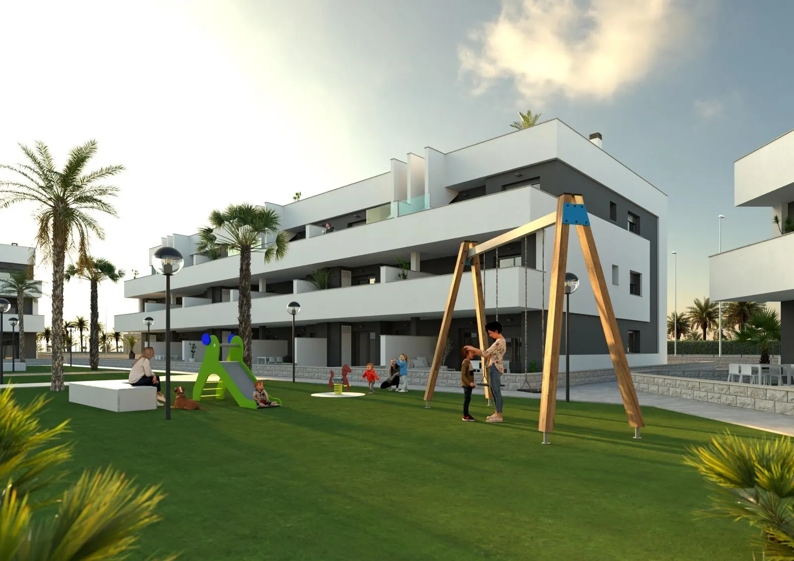 New Build Tourist Licensed Apartments with Lagoon Views in El Raso Guardamar del Segura — 3