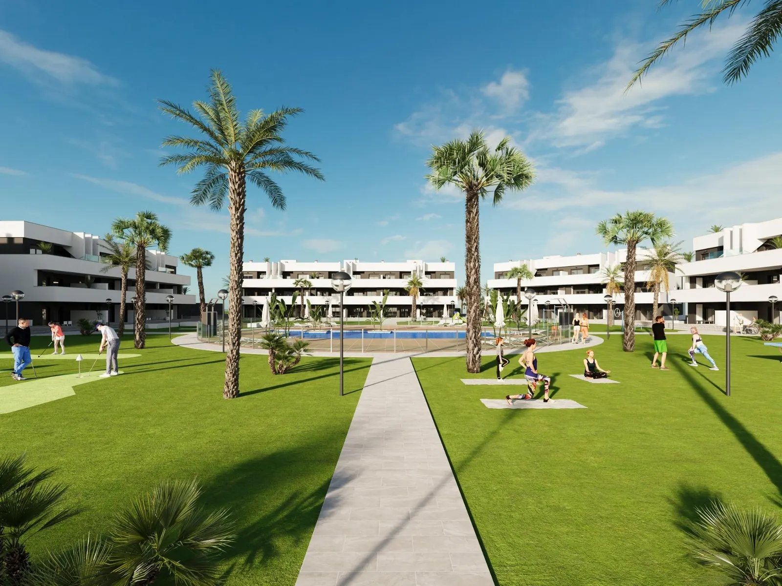 New Build Tourist Licensed Apartments with Lagoon Views in El Raso Guardamar del Segura — 5